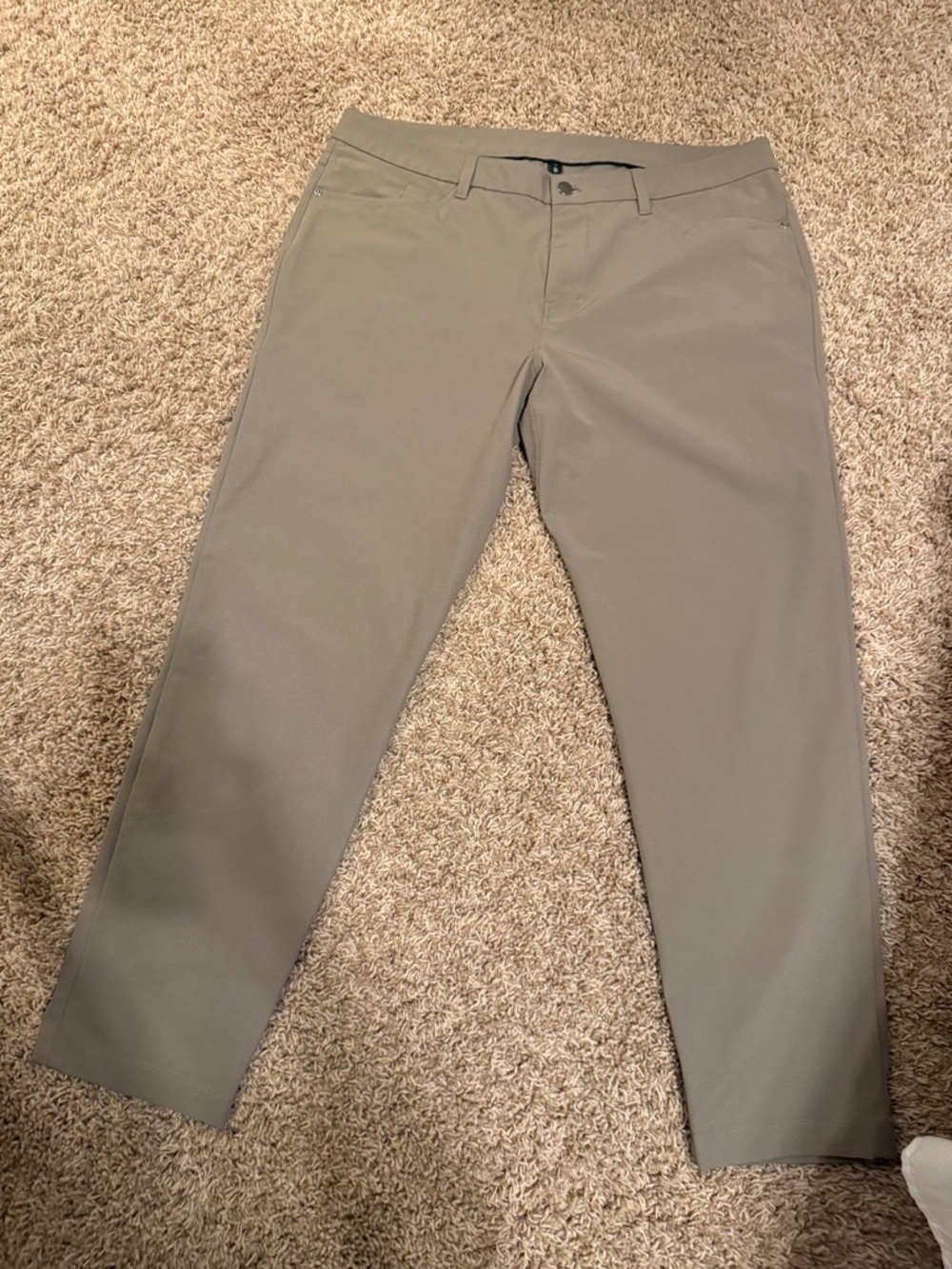 Men's Straight Fit Chino Pants in Khaki